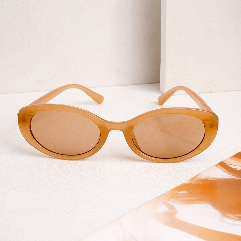 Kyoko Oval  Orange Sunglasses