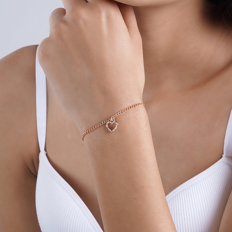 Bits of Love Rose Gold Bracelet Charm