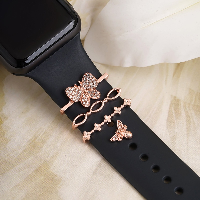 Blooming Day Rosegold Ring Watch Charm