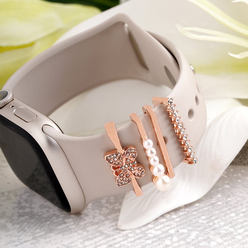 Butterfly Whisper Rosegold Ring Watch Charm