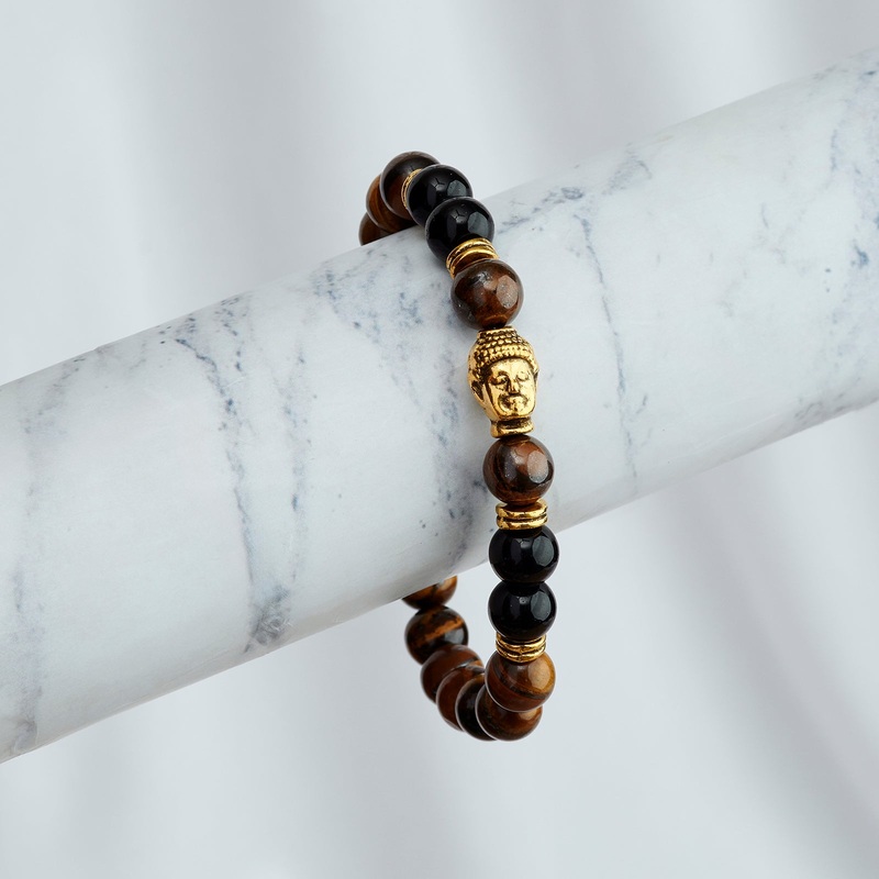 Bad Blood Brown Beaded Bracelet