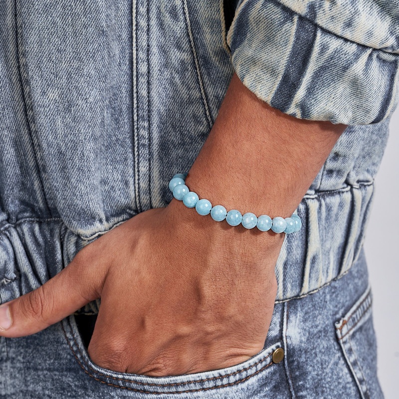 Better Man Blue Beaded Bracelet