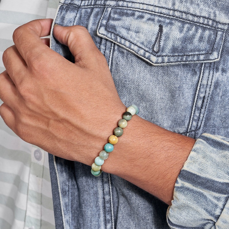 Shake It Off Blue Beaded Bracelet