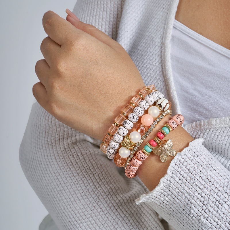 Sweet Nothing Blush Beaded Bracelet