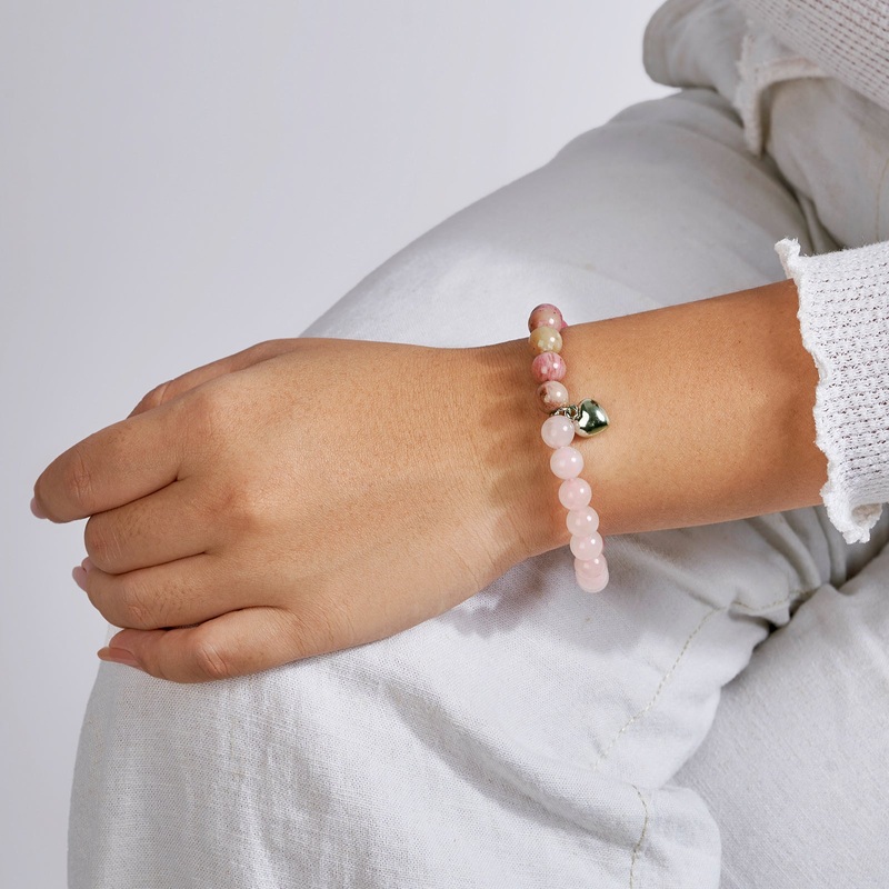 This Love Pink Beaded Bracelet