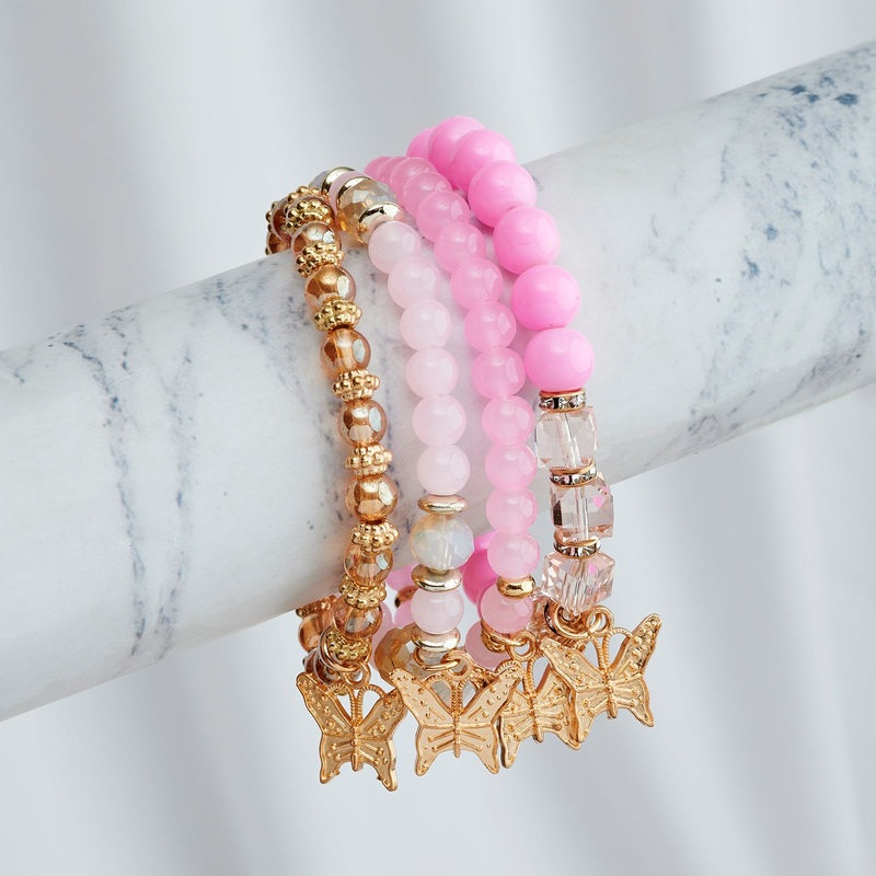 You Need To Calm Down Pink Beaded Bracelet