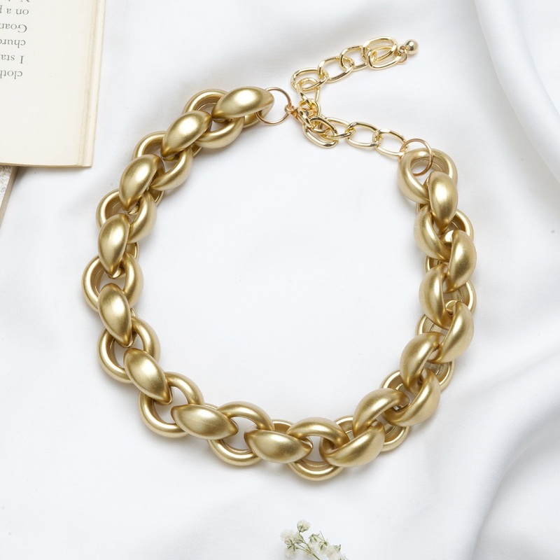 Pretty Please Chain Link Gold Necklace