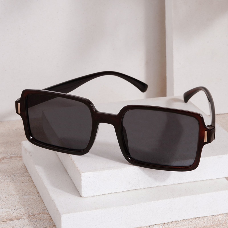 Mariana Black Rectangular Sunglasses