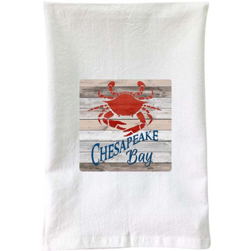 B McVan Designs Chesapeake Bay Flour Sack Towel