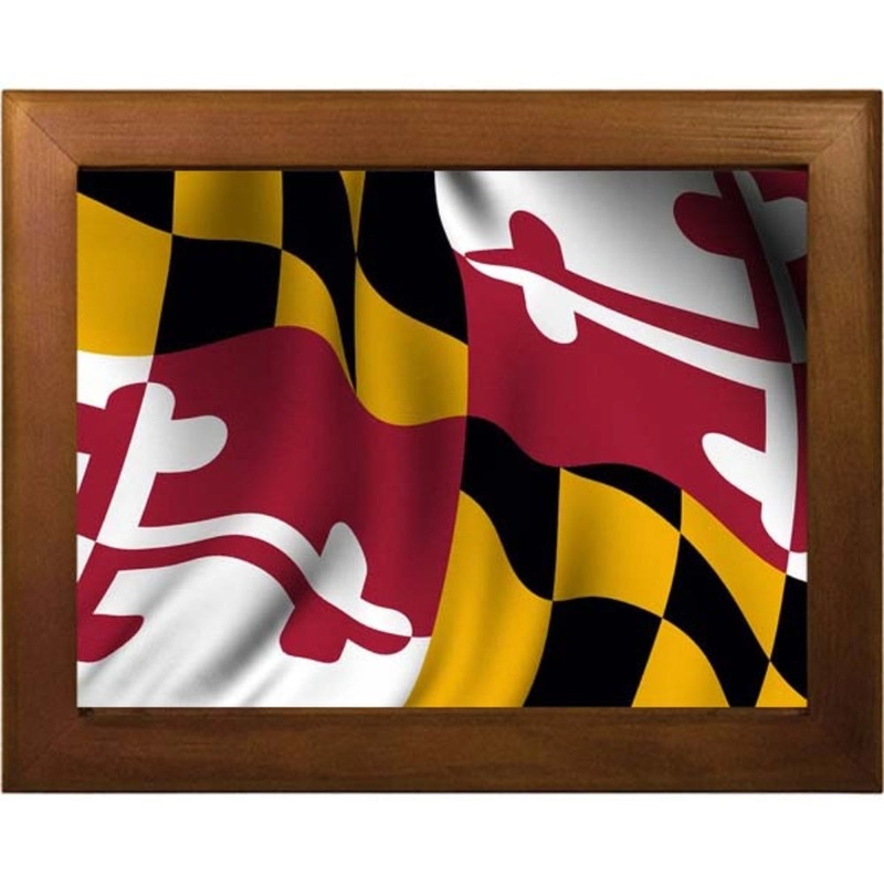 B McVan Designs Maryland Flag Tile Trivet
