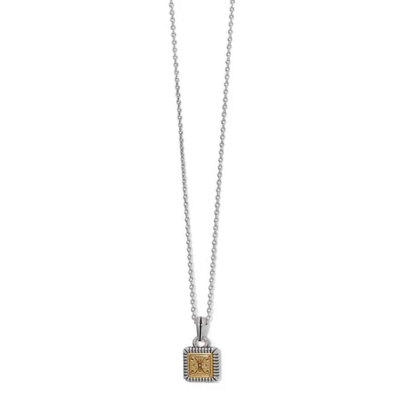 Brighton Mosaic Two Tone Mini Tile Necklace
