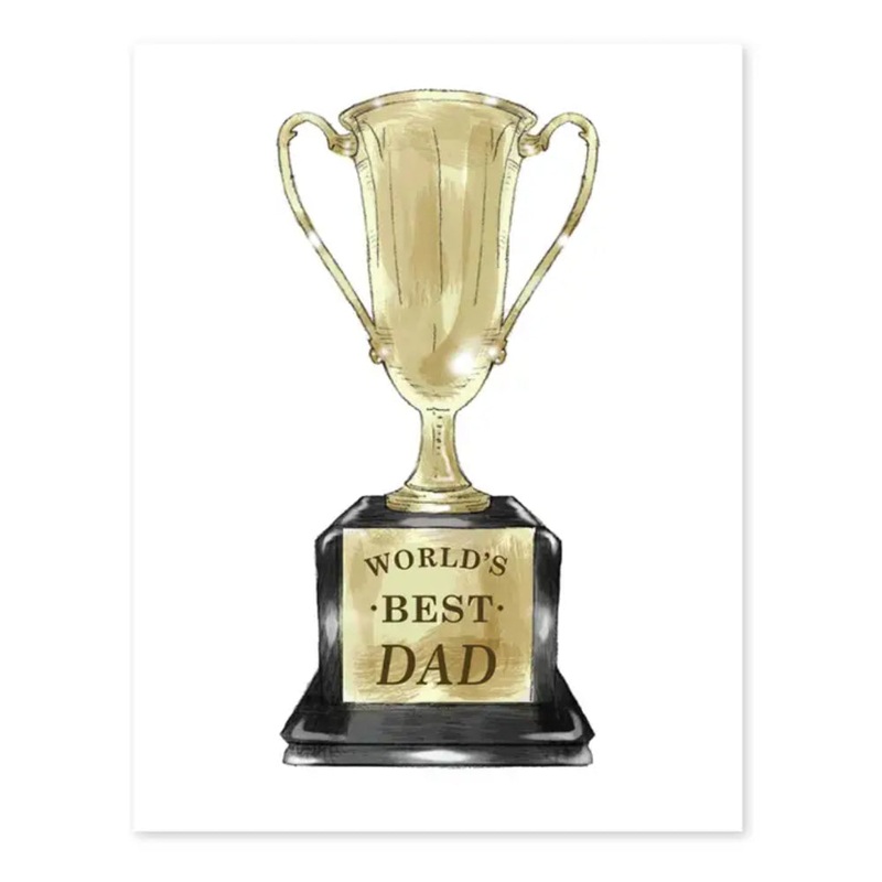 Worlds Best Dad Greeting Card