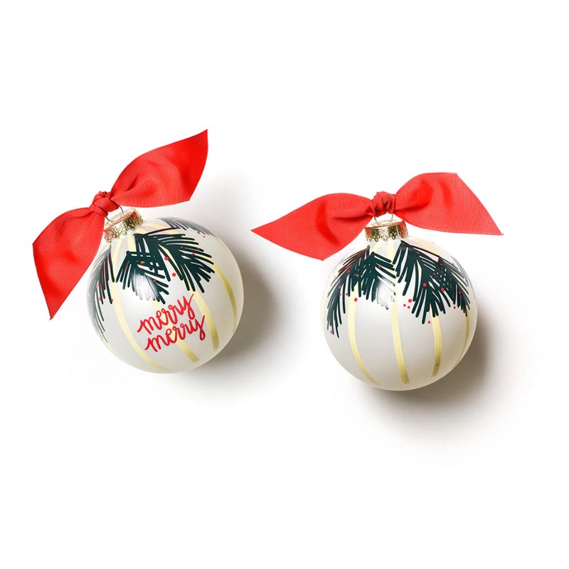 Coton Colors Balsam and Berry Glass Ornament