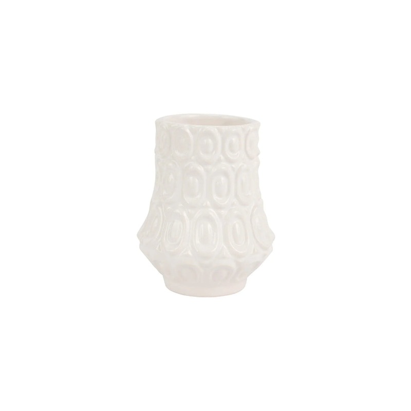 Vietri Tessere Round Oval Bud Vase