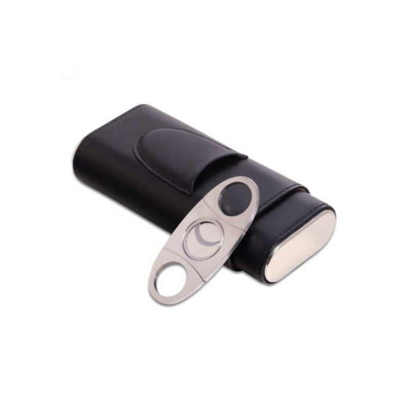 BeyBerk Richie Cigar Case Black