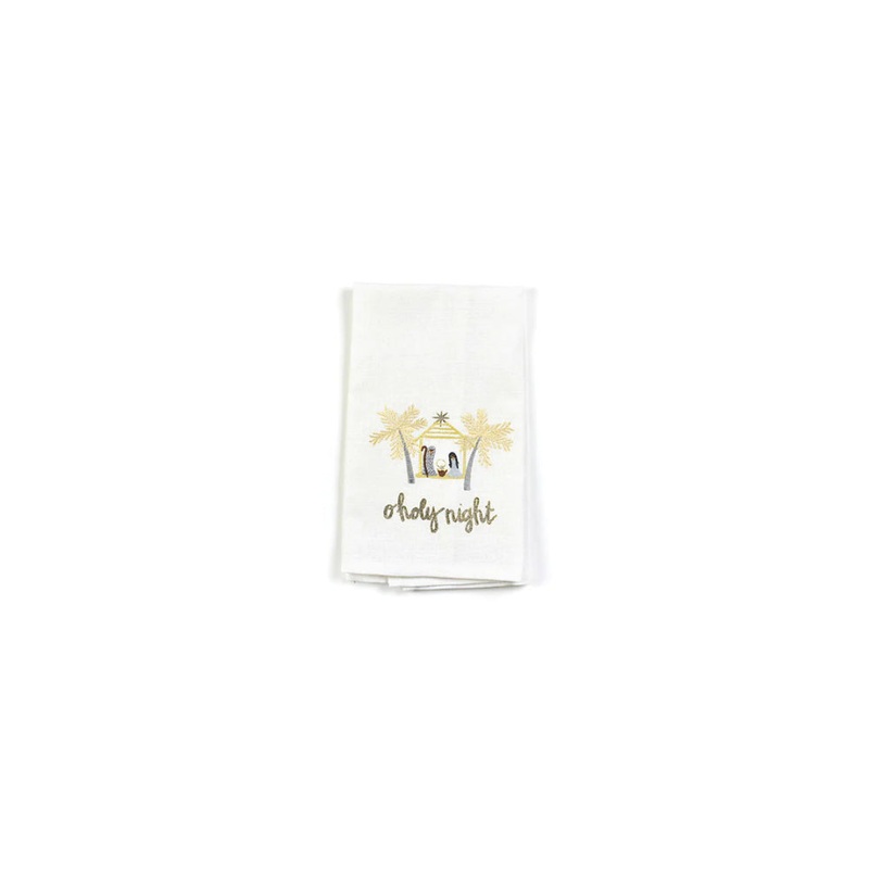 Coton Colors Nativity O Holy Night Hand Towel