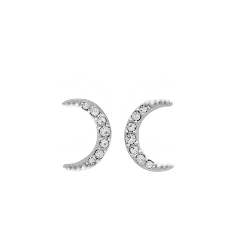 Spartina Sea La Vie Stud Earrings Guiding Light/Crescent