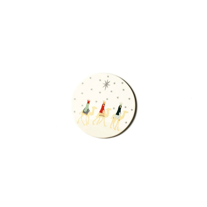 Coton Colors O Holy Night in Color 7in Round Trivet