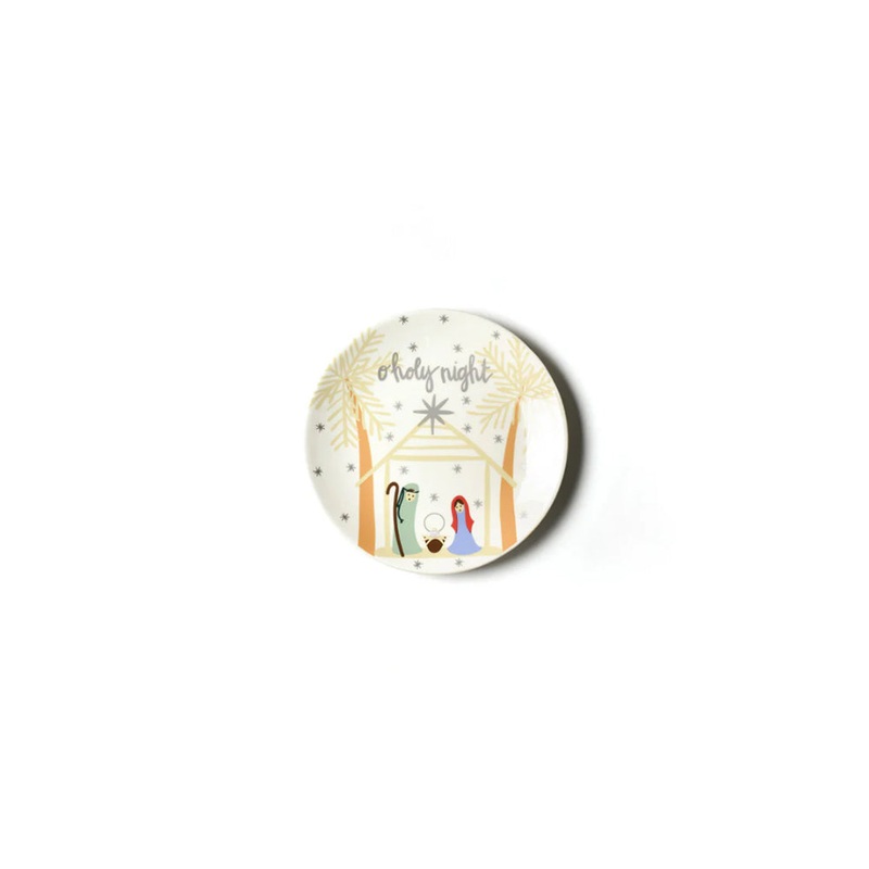 Coton Colors O Holy Night in Color Salad Plate