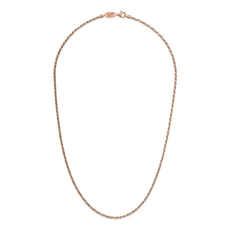 Desmos Two-Tone "Rock Twist" Necklace, 18"