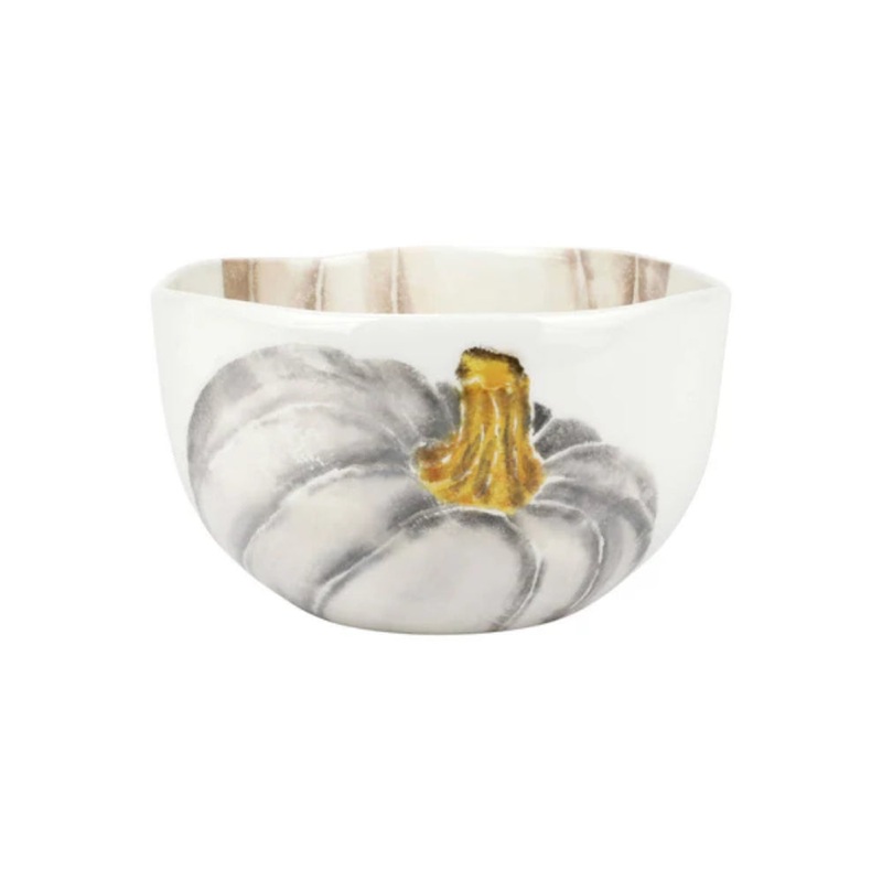 Vietri Lastra Pumpkins Small Deep Serving Bowl