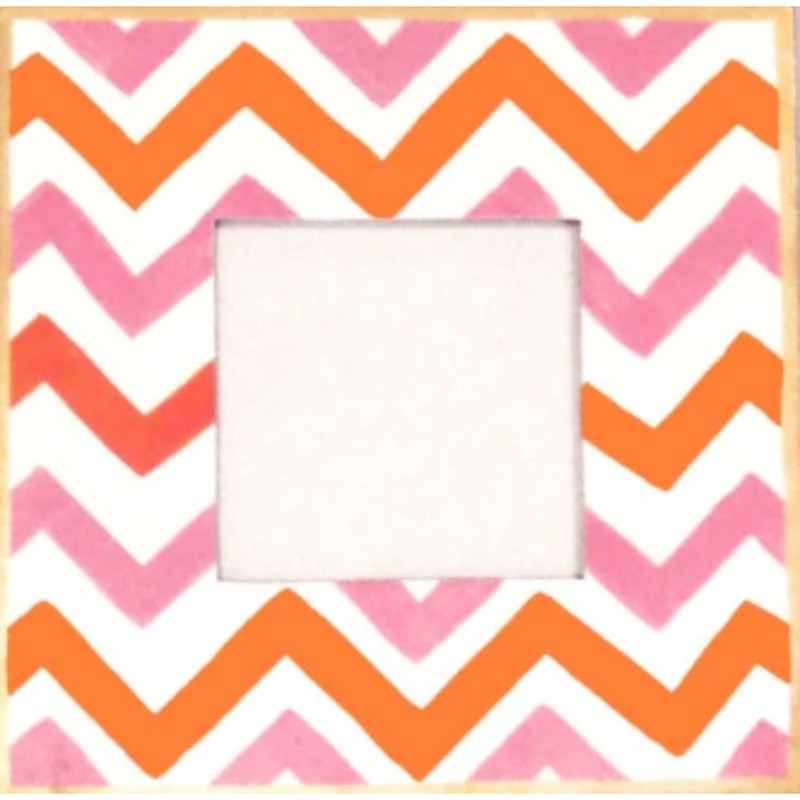 Dana Gibson Pink Bargello Picture Frame, Small