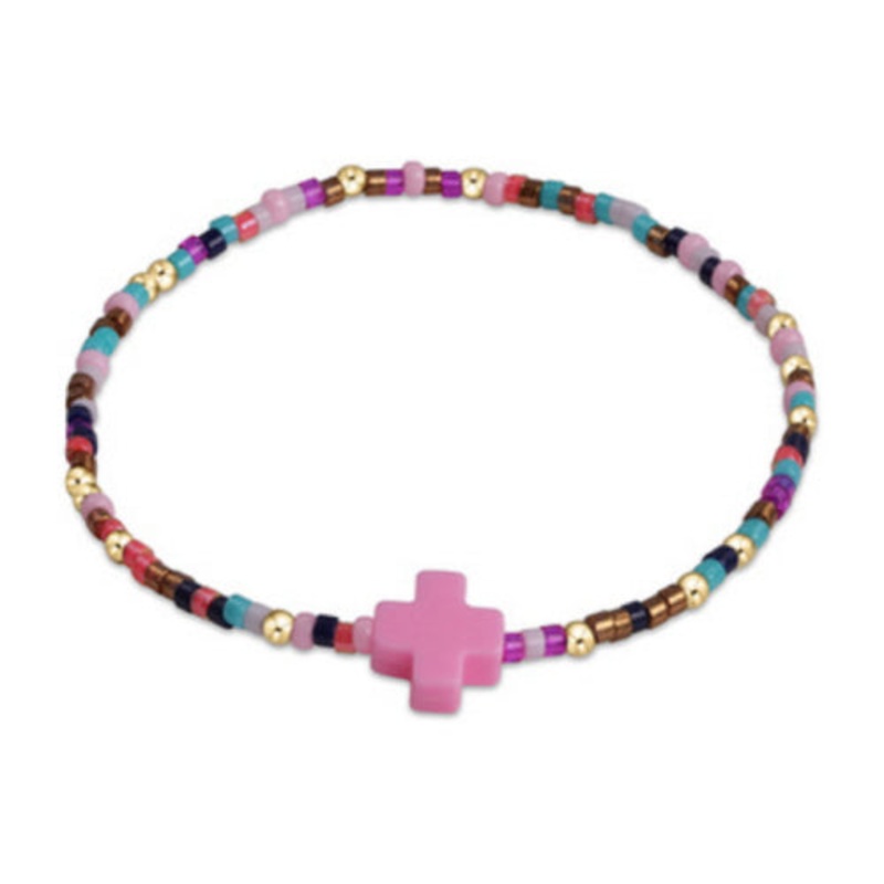 enewton 5.5" egirl Hope Unwritten Signature Cross Bracelet - Fall/Winter 2024 - Life of the Party
