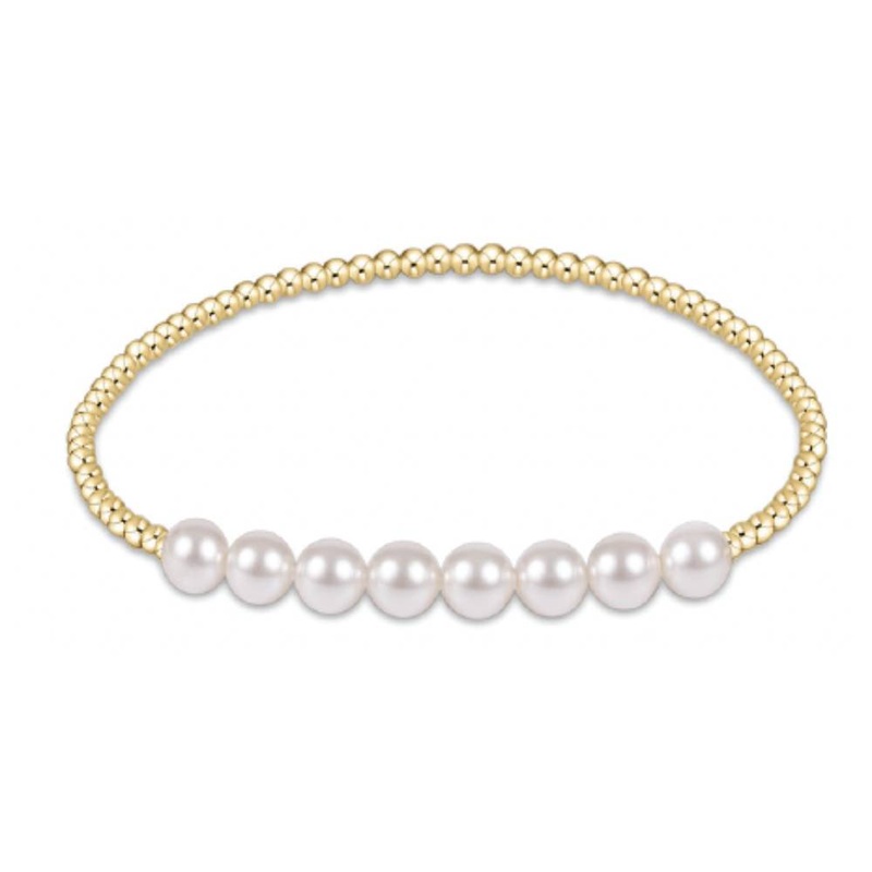 enewton 6.25" Classic Beaded Bliss Bracelet - Pearl 2.5/5mm *Retired*