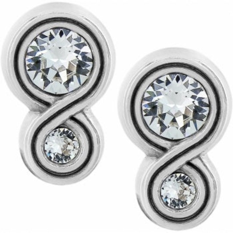 Brighton Infinity Sparkle Stud Earrings