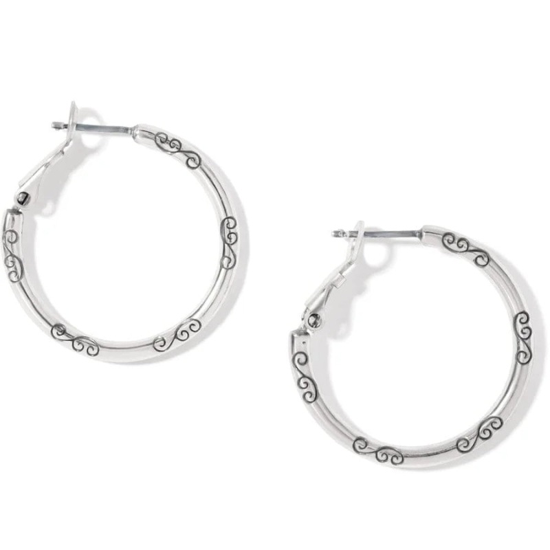Brighton Small Hoop Charm Earrings