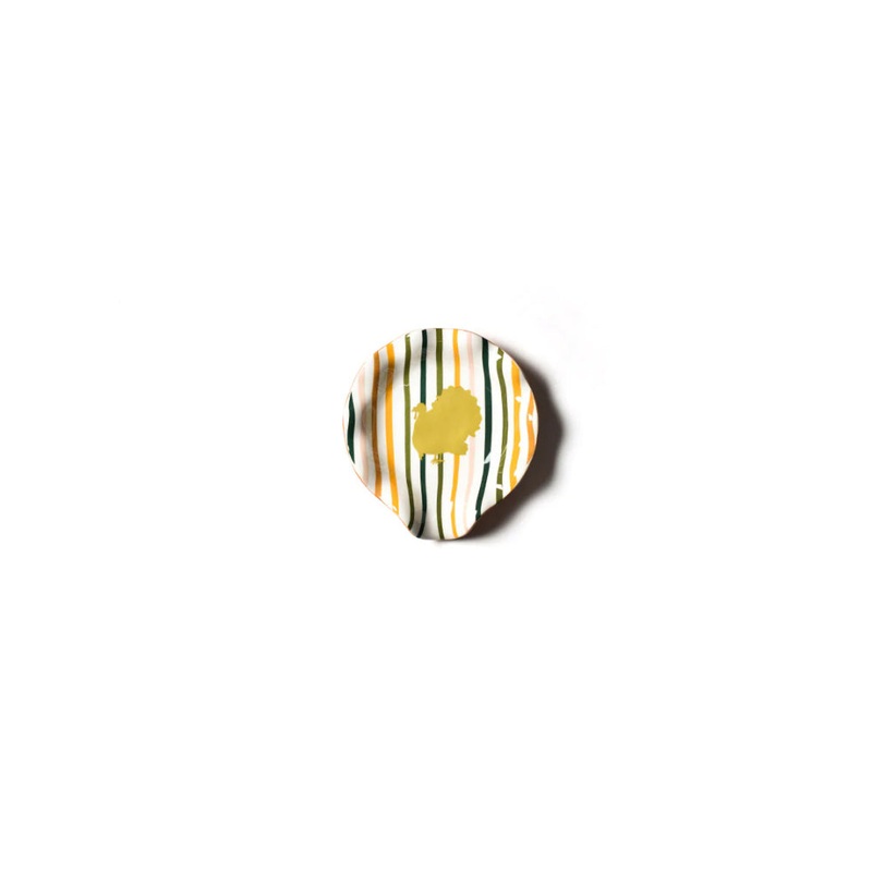 Coton Colors Turkey Stripes Ruffle Spoon Rest