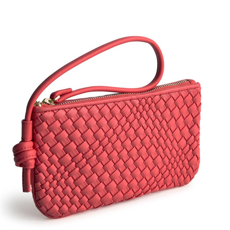 Vera Bradley Knotted Wristlet in Woven Faux Leather