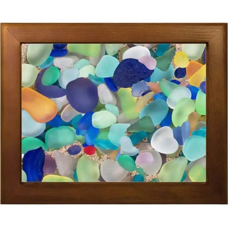 B McVan Designs Sea Glass Tile Trivet- Cobalt