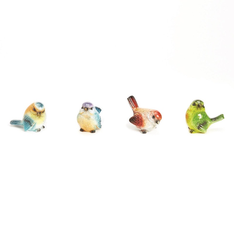 Two's Company Hand Painted Decorative Birds - Assorted Colors