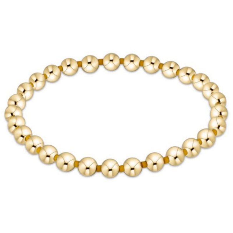 enewton 6.25" Gameday Hope Grateful 5mm Bead Bracelet - Golden Yellow