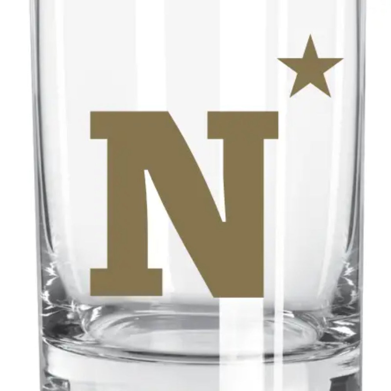 B McVan Designs Stemless Rocks Glass- Gold N*