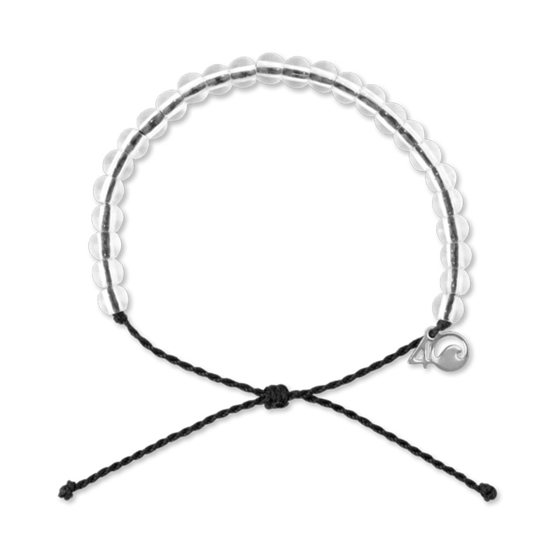 4Ocean Shark Black Beaded Bracelet