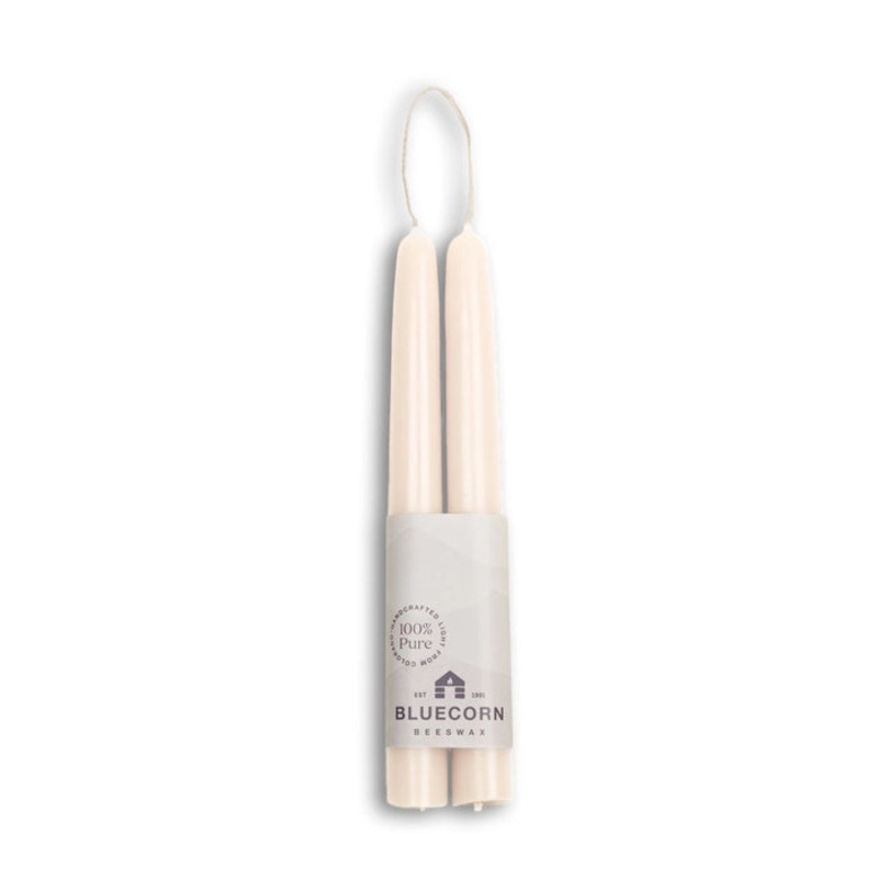 8" Beeswax Taper Candles