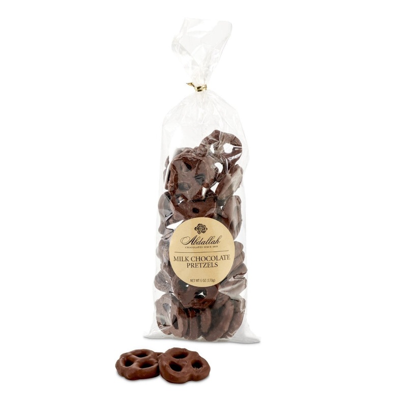 Abdallah Candies 6oz Bag Pretzels  Milk Chocolate