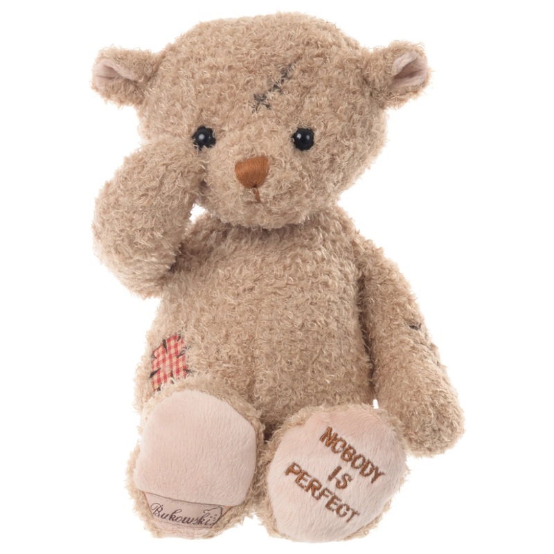 Bukowski Bears Nobody Is Perfect Stuffed Bear