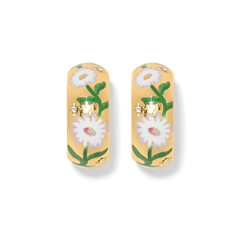 Brighton Reverie Daisy Hoop Earrings
