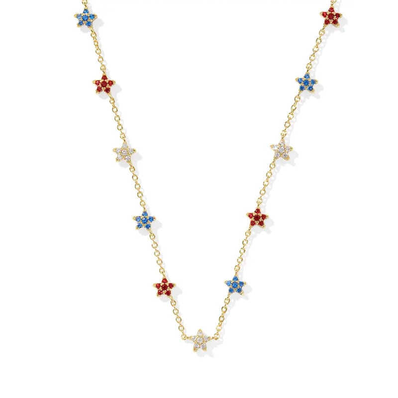 Kendra Scott Sierra Star Crystal Strand Necklace