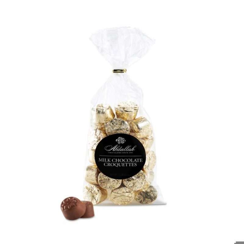 Abdallah Candies 7.5 oz Bag of Milk Chocolate Croquettes