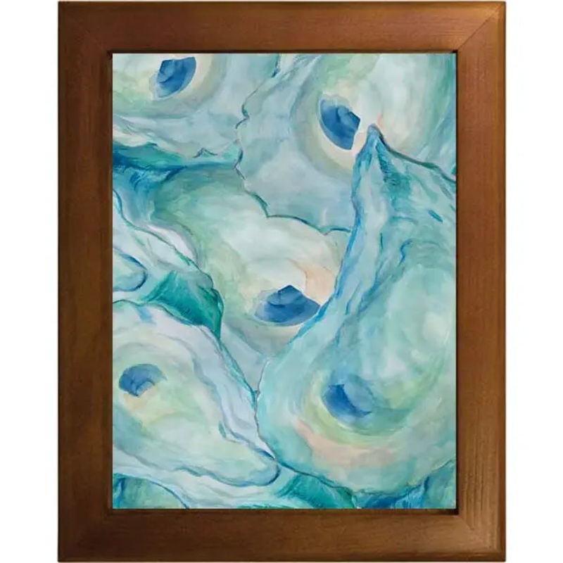 B McVan Designs Awash in Oysters Tile Trivet