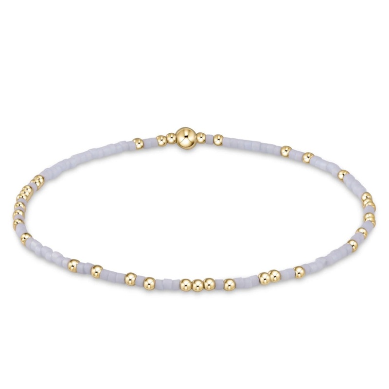 enewton 5.25" egirl Hope Unwritten Bracelet - White