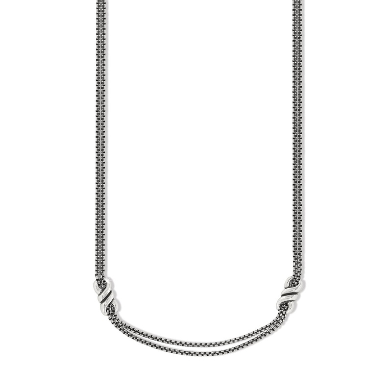 Brighton Interlok Twist Double Necklace