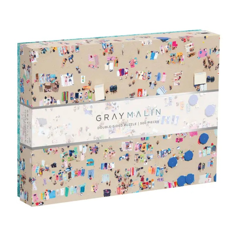 Chronicle Books Gray Malin the Beach Double-Sided 500 Piece Puzzle