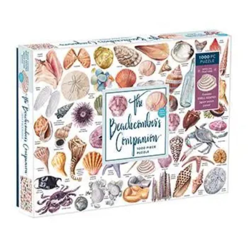 Chronicle Books The Beachcomber's Companion 1000 Piece Puzzle with Shaped Pieces