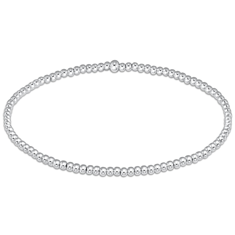 enewton 6.25" Classic Sterling 2mm Bead Bracelet