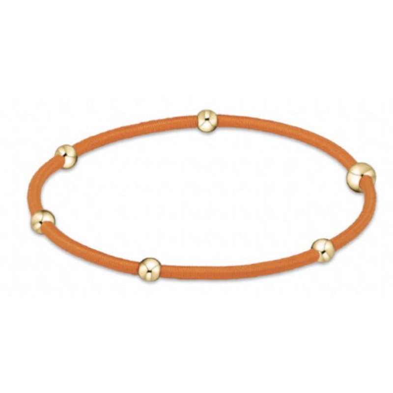 enewton "E"ssentials Hair Bracelet - Orange